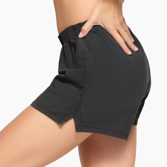 SKIMS Outdoor Jersey Short in Washed ONYX Size 3X - Picture 2 of 12